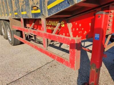 2014 Rothdean Triaxle Steel Body Coil well 75yrd³ Tipping Trailer - 10