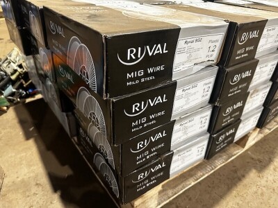 4 x Unused Ryval SG2 Mild Steel Mig Wire