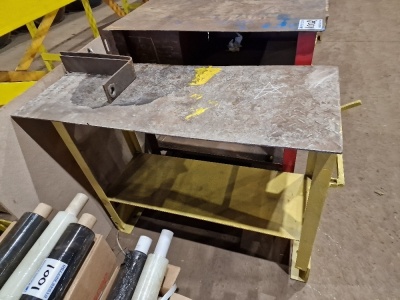 2x Steel Workbenches - 2