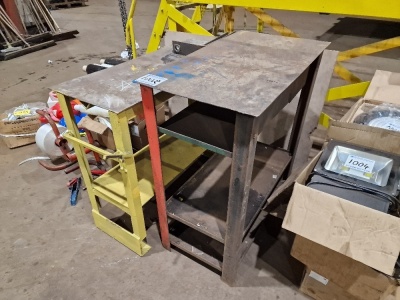 2x Steel Workbenches - 4