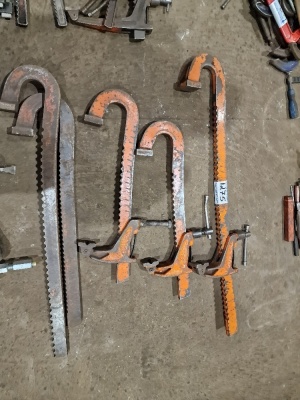 3x Heavy Duty Clamps & Parts