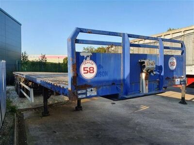 2005 SDC Triaxle Extendable Flat Trailer