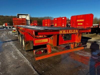 2008 SDC Triaxle Extending Flat Trailer - 2