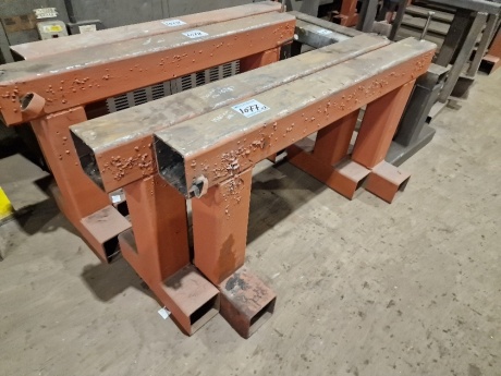 2x Heavy Duty 1500mm Steel Trestles