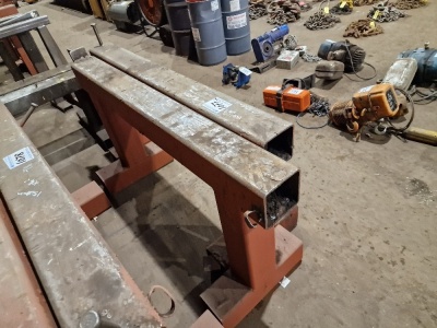 2x Heavy Duty 1500mm Steel Trestles - 2