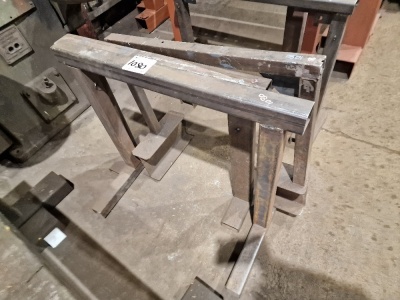 3x Heavy Duty Steel Trestles - 4