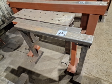 3x Heavy Duty Steel Trestles