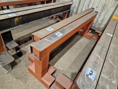 2x 2200mm Heavy Duty Steel Trestles - 2