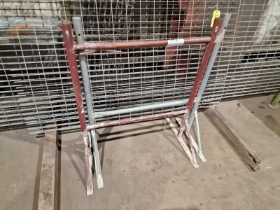 Qty of Steel Grate & 2 x Trestles - 2