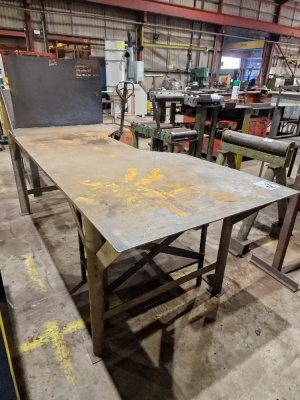 2x Steel Work Benches - 2