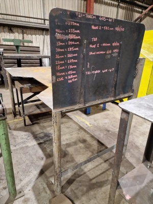 2x Steel Work Benches - 4