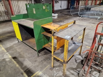 Steel Workbench & Shelf Unit