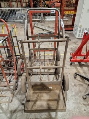 3x Gas Bottle Trolleys