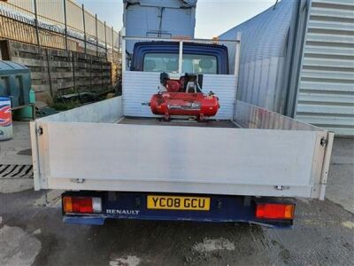 2008 Renault Master DC1100 3.5 tonne Dropside Pick Up - 9