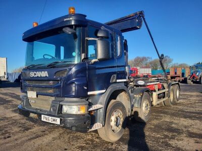 2016 Scania P370 8x4 Hook Loader