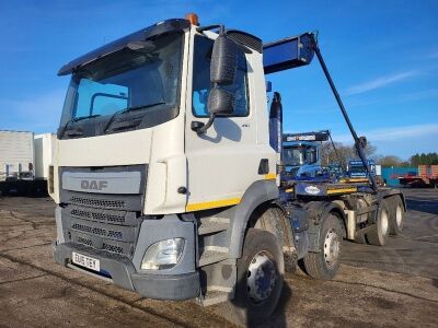 2015 DAF CF410 8x4 Hook Loader