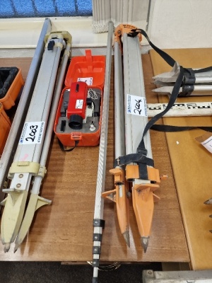 Geolevel AL32 Automatic Level, Tripod & Measure