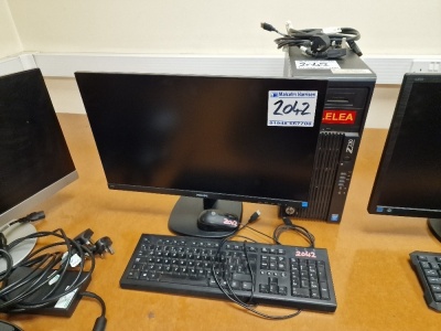 HP Z230 Tower Workstation, Mouse, Keyboard & Monitor