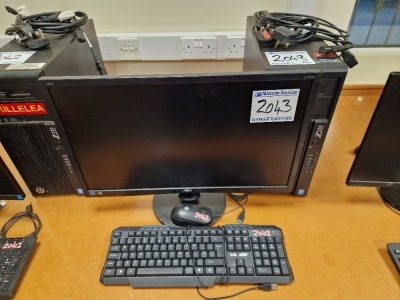 HP Z230 Tower Workstation, Mouse, Keyboard & Monitor