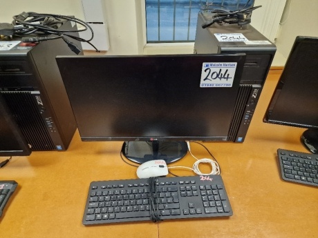 HP Z230 Tower Workstation, Mouse, Keyboard & Monitor