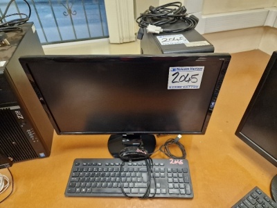 HP Z230 Tower Workstation, Mouse, Keyboard & Monitor