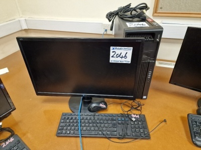 HP Z440 Tower Workstation, Mouse, Keyboard & Monitor