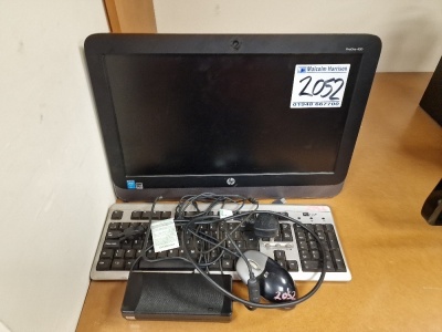 HP ProOne 400 PC, Mouse & Keyboard