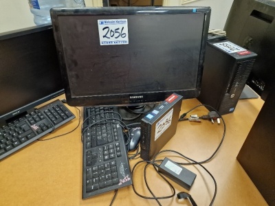 Dell OptiPlex 3060 Micro, Keyboard, Mouse & Monitor