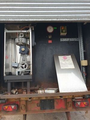 70,000 Litre Bulk Fuel Tank c/w 1996 York Triaxle Flat Trailer - 12