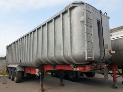 2002 General Trailers Triaxle Alloy Body Tipping Trailer