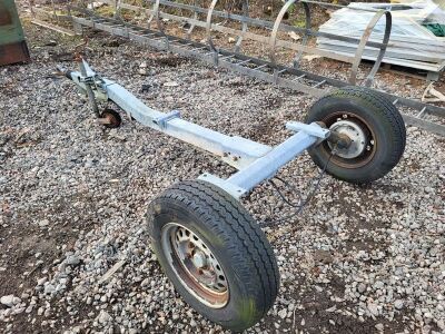 Single Axle Drawbar Trailer Chassis