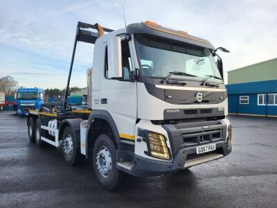 2018 Volvo FMX 420 8x4 Hook Loader