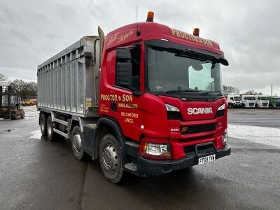 2019 Scania P410XT 8x4 Bulk Alloy Body Tipper - 3