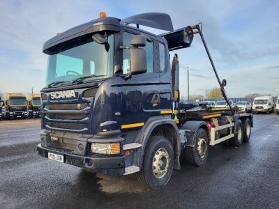 2015 Scania G490 8x4 Hook Loader