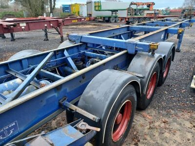 2002 General Trailers Triaxle Skeletal Trailer - 4