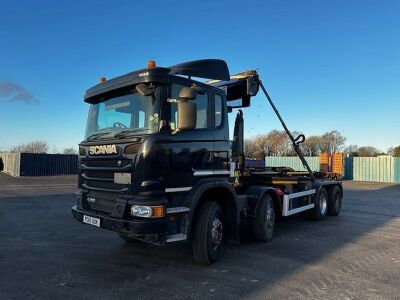 2015 Scania G490 8x4 Hook Loader