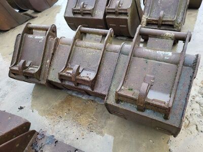 3 x Digging Buckets 50mm Pins - 3