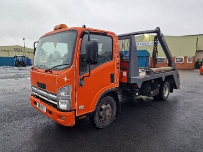 2011 Isuzu NPR-7 4x2 Telescopic Skip Loader