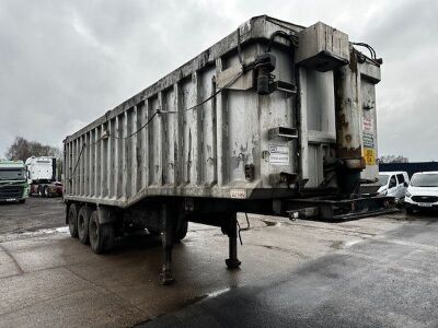 1995 Wilcox Triaxle Alloy Body Tipping Trailer