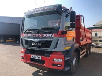 2014 MAN TGM 26 340 Euro 6 6x4 Thompson Steel Body Tipper - 2