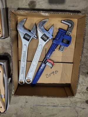 2 x 15inch Adjustable & 18inch Stilsons