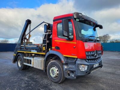 2017 Mercedes 1824 4x2 Skip Loader