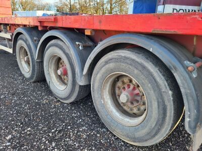 1988 Craven Tasker Triaxle Bolster Flat Trailer - 6