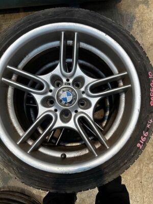 Set of 4, 17” BMW M Sport Alloy Wheels & Tyres - 2