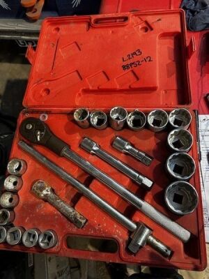 3/4” Rachet & Socket Set 