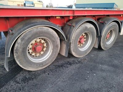 2001 Weightlifter Triaxle Bolster Flat Trailer - 3