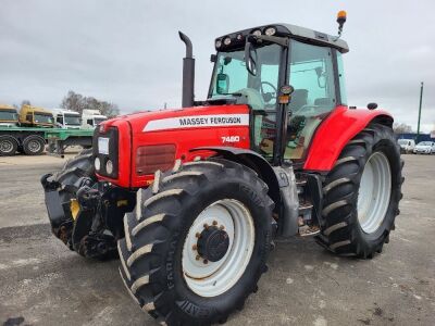 2005 Massey Ferguson 7480 Dyna VT 4WD Tractor