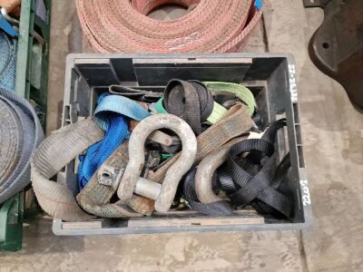 Qty Ratchet Straps, Lifting Sling, D Links & 3 x Sledges - 2