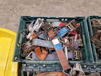 Qty Ratchet Straps, Lifting Sling, D Links & 3 x Sledges - 5