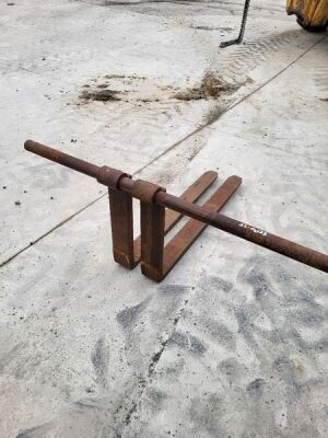 Pair of Telehandler Forks & Bar - 2